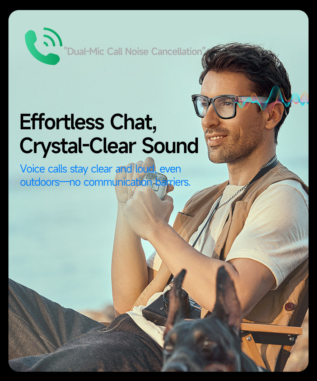 AI Camera Glasses | Shoot, Call & Play Music via Bluetooth