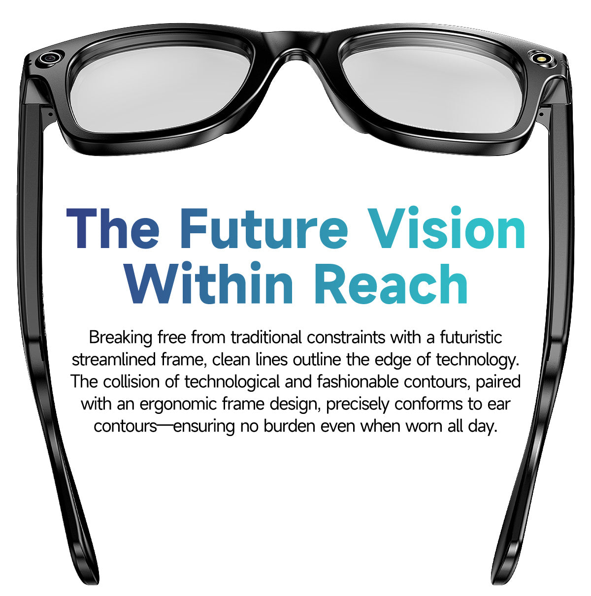 AI Camera Glasses | Shoot, Call & Play Music via Bluetooth