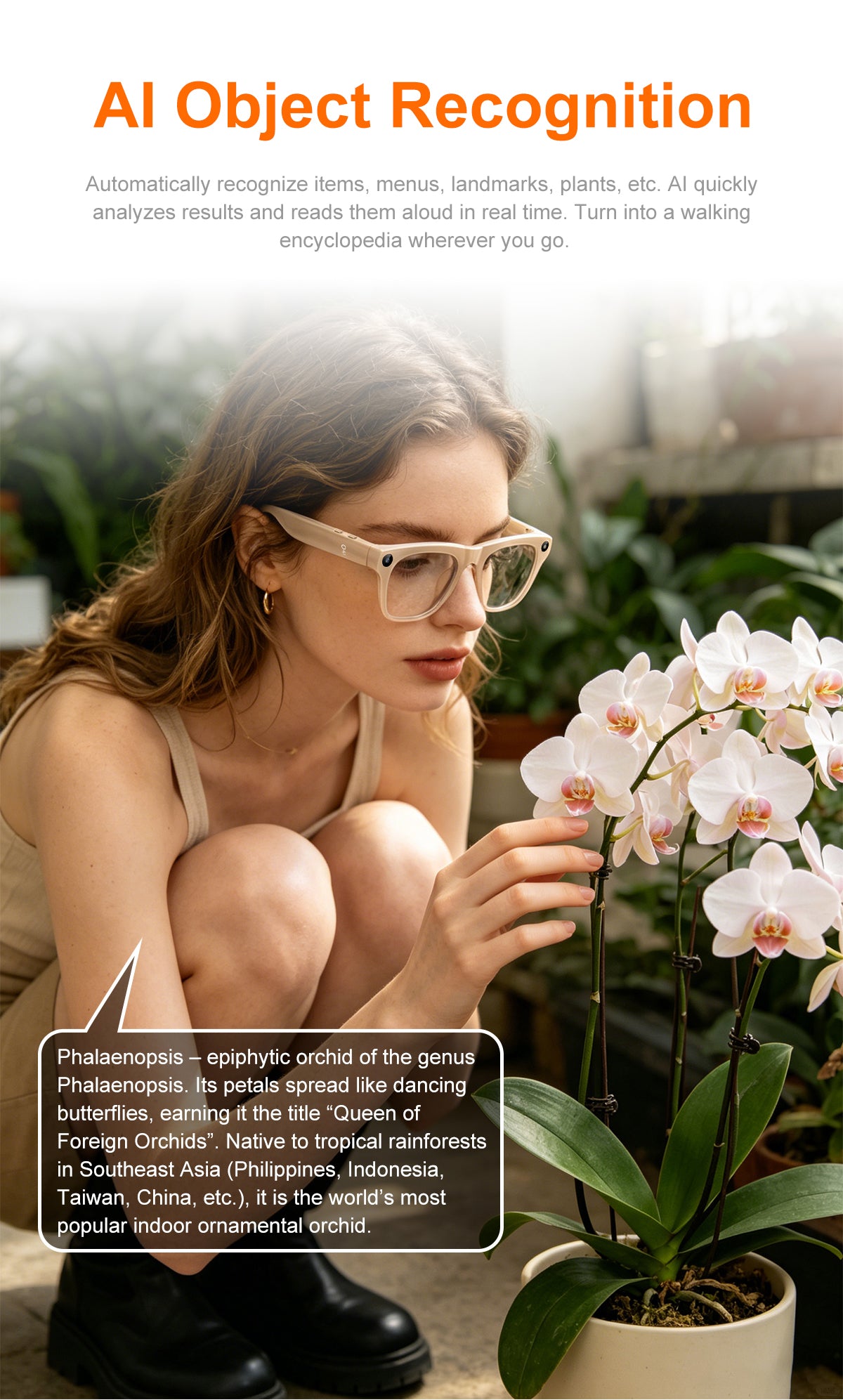 Fashion AI Smart Recording Sunglasses, 40g Ultra Light 8MP 1080P Anti-Shake Camera Glasses with Bluetooth Call, Real-Time Translation & AI Voice Assistant