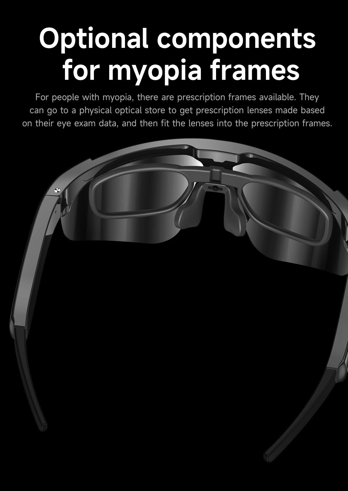 Sports Smart Glasses for Riding | Built-in Camera & AI Audio Recorder, Anti-Vibration, Open-Ear Headphones
